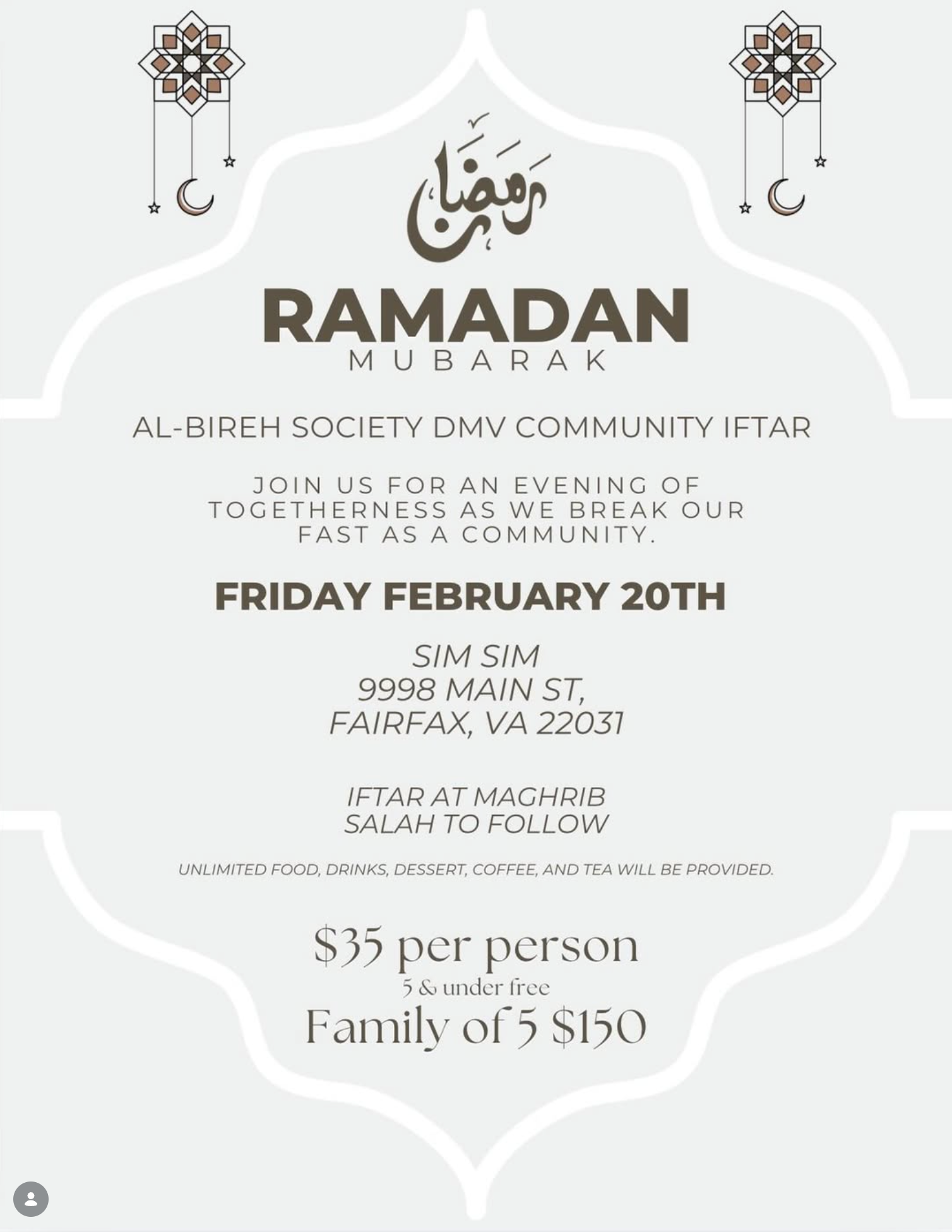 DMV Community Iftar